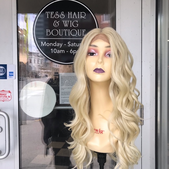 Accessories - Wig Deep Wave 613 Long Wavy Wig Human hair Blende